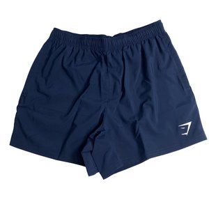 Gymshark Slim Fit Arrival 5" Shorts Men's Size Medium Navy Blue NWOT